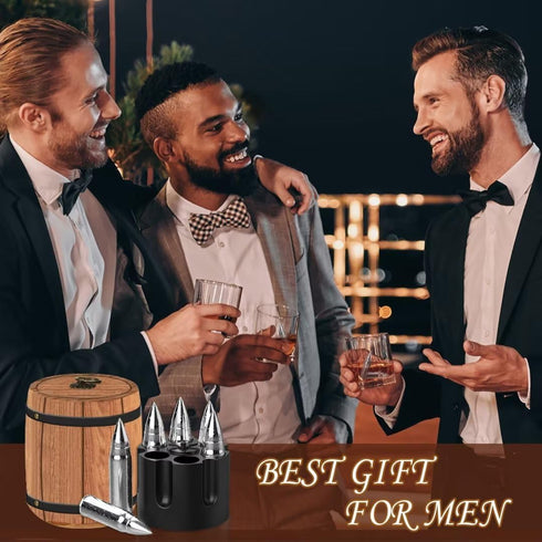 Gifts for Men Dad, Whiskey Stones, Him Husband Boyfriend Gifts for Birthday Anniversary Christmas, Unique Wedding Housewarming Gifts for Men Who H...