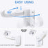 Invisible Design 5 Pack Kitchen Cabinet Locks - Child Safety Baby Cabinet Locks - No Drilling Screws for Latches and Drawers, 3M Adhesives (LJ-ZXS...