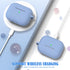 for AirPod Pro Case Cover, Military Grade Anti-Fall Soft Silicone Shock-Absorbing Protective AirPod Pro 2nd/1st Generation Case with Keychain and ...