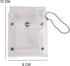 2 Pieces Vertical Transparent Coin Pouch Wallet Pouch with Snap Card Holder Card Business Card Case Lipstick Storage Bag...