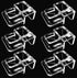 6 pcs Aquarium lid Clips Rimless Aquarium Fish Tank top Cover lid Hood Support Holder Glass Aquarium Acrylic Fish Tank top Clip...