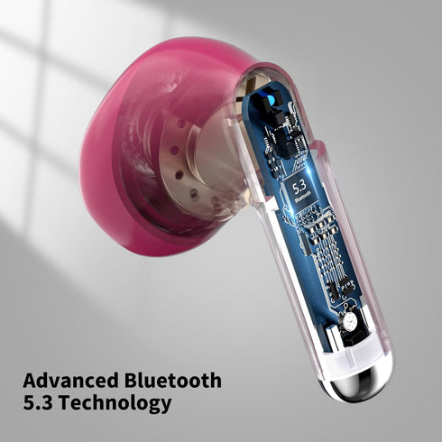 5.3 Bluetooth Headphone for Apple iPhone 15 Pro Max 14 Plus 13 12 Google Pixel 8 7 6A 6 6A, True Wireless Earbud Touch Control Earphone for Samsun...