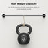 FORIOUS Towel Bar 14 Inch Center to Center, Matte Black Bathroom Towel Rack 304 Stainless Steel, Wall Mounted Towel Holder for Bathroom, includes ...