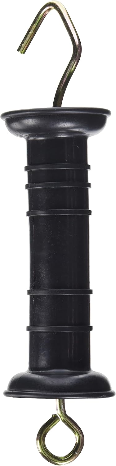 Field Guardian Medium Duty Gate with Plated Handle, Black...