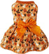 ANIAC Halloween Puppy Dress for Small Dog Pumpkin Ghost Cat Costumes Orange Bow tie Pet Clothing for Kitten Chihuahua Yorkie Poodle (Large, Orange...