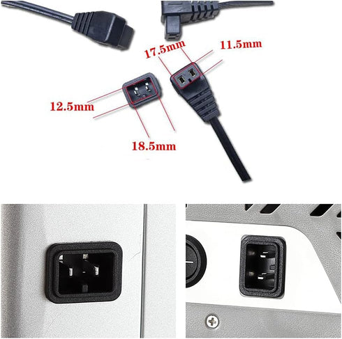 Power Cable for Automotive Car Refrigerator Cooler Freezer ARB BougeRV Coleman Euhomy Iceco 12V 10A DC 1.5m......