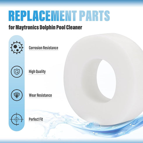 4 Pack Climbing Rings Replacement for Maytronics Dolphin Robotic Pool Cleaners, Compatible with Dolphin Nautilus CC Plus M200 M400 M500 DX3 DX4 DX...