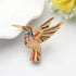 Enamel Hummingbird Brooch Pins Bird Lapel Scarf Pins for Women Girls Gifts Bag Clothes Jewelry...