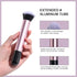 BS-MALL Makeup Brushes 16 Pcs Purple Short Handle Travel Makeup Brus Set with 1 Triangle Puff (Purple)…...