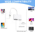 Apple MFi Certified Apple Lightning to HDMI Adapter, Apple Lightning to Digital AV Adapter, 1080P Sync Screen with Lightning Charging Port for iPh...