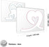 Quilting Rulers and Templates Quilting Templates for Machines Quilting Heart Shaped Free Motion Quilting Templates (Design A&B)...