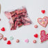 Vasdoo Self Adhesive Treat Cellophane Cookie Bag, White Polka Dot Party Favor Bag for Bakery, Candy, Cookie (5.5 x 5.5 inches, 100 Pcs)...