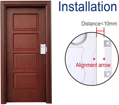 Door Alarm Sensor, Window Door Security Alarm with Remote, Door Alarm for Home Security& Kids Safety, Door Window Alarm Sensor, Home Security Syst...