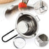 Double Boiler Melting Pot with 600ML,Stainless Steel Chocolate Melting Pot with Heat Resistant Handle for Butter Candy Butter Cheese, Candle Makin...