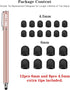 METRO Capacitive Stylus Pens, Rubber Tips 2-in-1 Series, High Sensitivity & Precision styli Pens for Touch Screens Devices (Rose Gold)...