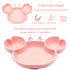 Silicone Suction Plate for Toddlers - Self Feeding Training Divided Plate Dish and Bowl for Baby and Toddler, Fits for Most Highchairs Trays, BPA ...