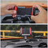 CheroCar Cellphone Multi-Mount Phone Bracket Holder Kit with Storage Box for Jeep Renegade 2015 2016 2017 2018 2019 2020 2021 2022 2023 2024 2025 ...