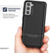 ENCASED Rebel Series Designed for Samsung Galaxy S21 Plus Case, Heavy Duty Protective Phone Case (Black)...