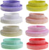 Colorful 16 Yards Ribbon Elastics Glitter Fold Over Elastic 5/8" 15mm Stretch Hair Ties Headbands for Baby Girls Hair Bow, 8 Colors, 2 Yards Each ...