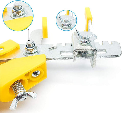 Tile Locator Leveling System Floor Pliers-Wall & Floor Spacers Adjustment-Tiling Floor Installation Tools...