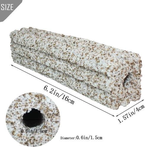 PINVNBY 20 Pcs 6.2-Inch Large Aquarium Filter Media Fish Tank Ceramic Media for Sump Canister Filter,Bakki Showers Filter,Trickle Filter,Aquacultu...