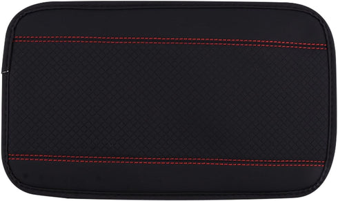 Car Armrest Pad, Auto Armrest Cushion?PU Leather Black Waterproof Center Console Pad Car Armrest Seat Box Cover Protector for Most Vehicle, SUV, T...