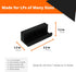 Vinyl Record Wall Mount- 5 Pack | No Wall Damage | Floating Shelf | Black & White Album Holder | Display Your Best LPs...