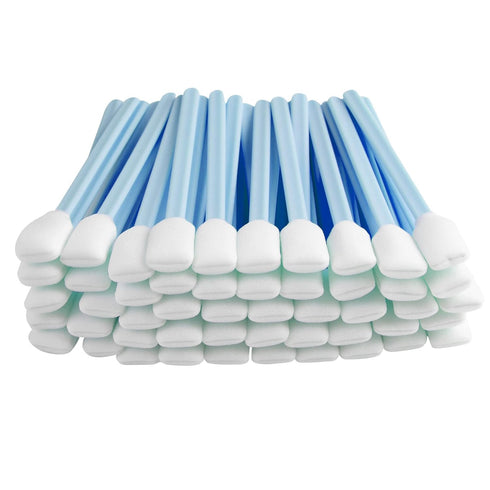 Foam Printer Cleaning Swabs Sticks - BIHYM Square Lint-Free Foam Tip Swab for Camera, Inkjet Printer, Painting, Optics Lens Equipment (100PCS)...