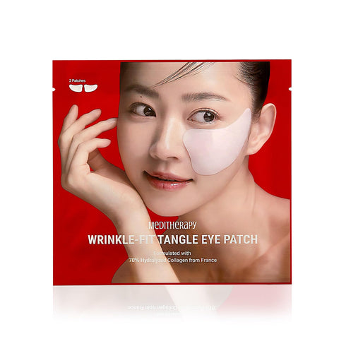 Mega Under Eye Masks (4 Pairs), Wrinkle-Fit Tangle Eye Patch, Korean Eye Mask for Puffiness, Dark Circles, Under Eye Bags, Anti-Wrinkle, Korean Sk...