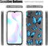Case for Redmi 9A M2006C3LG/Redmi 9i M2006C3LII Case with Tempered-Glass Screen Protector, Clear Butterfly Pattern Full Body Protective Phone Cove...