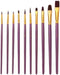 Acrylic Paint Brush Set, 1 Packs / 10 pcs Watercolor Brushes Painting Brush Nylon Hair Brushes for All Purpose Oil Watercolor Painting Artist Prof...