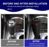 Gear Shift Knob Cover for Chevy Malibu/Equinox 2016-2020/ Cruze 2017-2019 Auto Leather Gear Shifter Knob Protector Trim for Chevy Eqionox 2021 Acc...