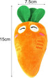 1Pc Orange Soft Dog Toys Cute Carrot Plush Chew Squeaker Sound Pet Puppy Supplies Durable Plush Dog and Cat Toys with Multi-Squeaks ?Dog Squeak To...