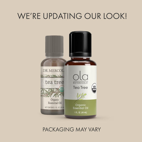 Ola Botanicals Organic Tea Tree Essential Oil (1 Fl. Oz.), Cleansing and Refreshing, Certified USDA Organic, Dr. Mercola...