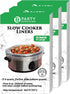 Party Bargains 30 Bags Slow Cooker Liners - Fits 7-8 Quarts, 21 x 4 x 13 Inches, 4" Wide Gusset, X-Large Crock Pot Liners, Multi Use Cooking Bags,...