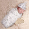 Baby Swaddle Blanket and Headband Set? Newborn Receiving Blanket Swaddle Wrap for Girls and Boys, Swaddling Blankets Neutral for Newborn? Soft and...