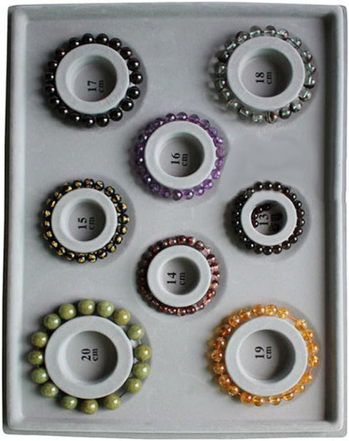 Bracelet Design Board Flocked Bead Board Bracelet Beading Jewelry Organizer Tray Design DIY Craft Tool (Bracelet Beading Board)...