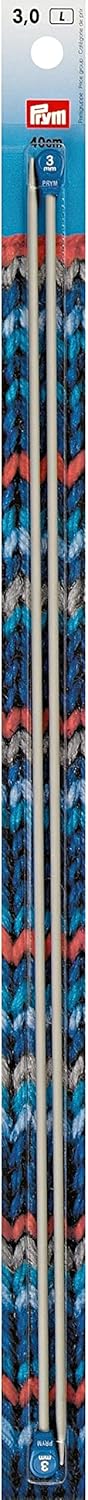 Prym 16" Single Point Aluminum Knitting Needles, 3mm......