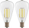 Dream lighting LED Edison Bulb 3W, 150 Lumens, Warm White 3000K, LED Vintage Replace Globe Dinette Light Fixtures, pack of 2...