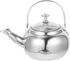 MAGICLULU 1pc Stainless Steel Whistle Kettle Mini Whistling Teapot Metal Whistling Tea Kettle for Home Kitchen Tea Coffee (5.50inch/14cm)...