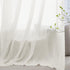 BUHUA White Sheer Curtains 84 Inches Long Rod Pocket Window Treatment Voile Panels 55" X 84" Length for Kitchen/Bedroom/Living Room Set of 2 Panel...