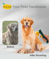 Dog & Cat Brush, Cute Mango Self Cleaning Cat Brush for Shedding and Deshedding, Deep Cleaning Pet Brushes Pumpkin for Dogs Cats Puppy Rabbits Bun...