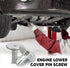 Lower Engine Cover Bolt Pin Screws, 6PCS Splash Shield Hardware Bolts 90674-TY2-A01 and 2PCS Engine Lower Cover Pin Screws 90105-TBA-A00 Compatibl...