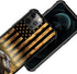 TnXee Case Compatible with iPhone 12 Pro Max Case, Wood Grain American Flag Alligator Pattern Design case for iPhone 12 Pro Max Cases for Mans Wom...