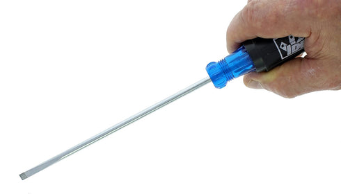 IDEAL INDUSTRIES INC. 35-186 Electrician's Cabinet Tip Screwdriver, 3/16 Inch Diameter x 6 Inch Long Shank...
