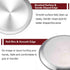 TeamFar Pizza Pan, 13.4 inch Stainless Steel Large Pizza Pan Tray Round Oven Baking Bakeware, Healthy & Heavy Duty, Oven & Dishwasher Safe...