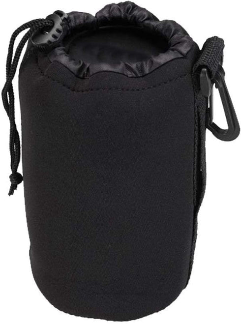 Selens Protective Drawstring Neoprene DSLR Camera Lens Pouch Bag Compatible with Olympus Panasonic, Large Size(Black)...