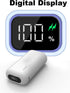 Small Power Bank Built-in Cord,10000mAh Ultra Compact Portable Charger 18W PD Fast Charging Battery Pack with LED Display Compatible with iPhone 1...