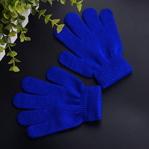 5Pairs of Kids Gloves Boys Winter Gloves Stretchy 5 Fingers Full Fingers Gloves Knitted Magic Gloves Suit (5Pair Mixed)...
