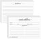 4x6 Recipe Cards for the Parents-To-Be, 100 Pack Double Sided White Cardstock - Simple, Cute Made with Love Heart Design - Double-Sided - For Brid...